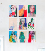 Set Of 9 Postcards